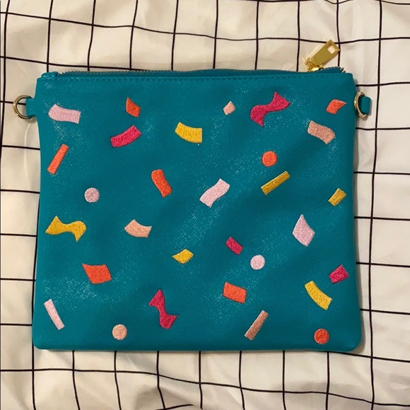 Can’t clutch this confetti clutch